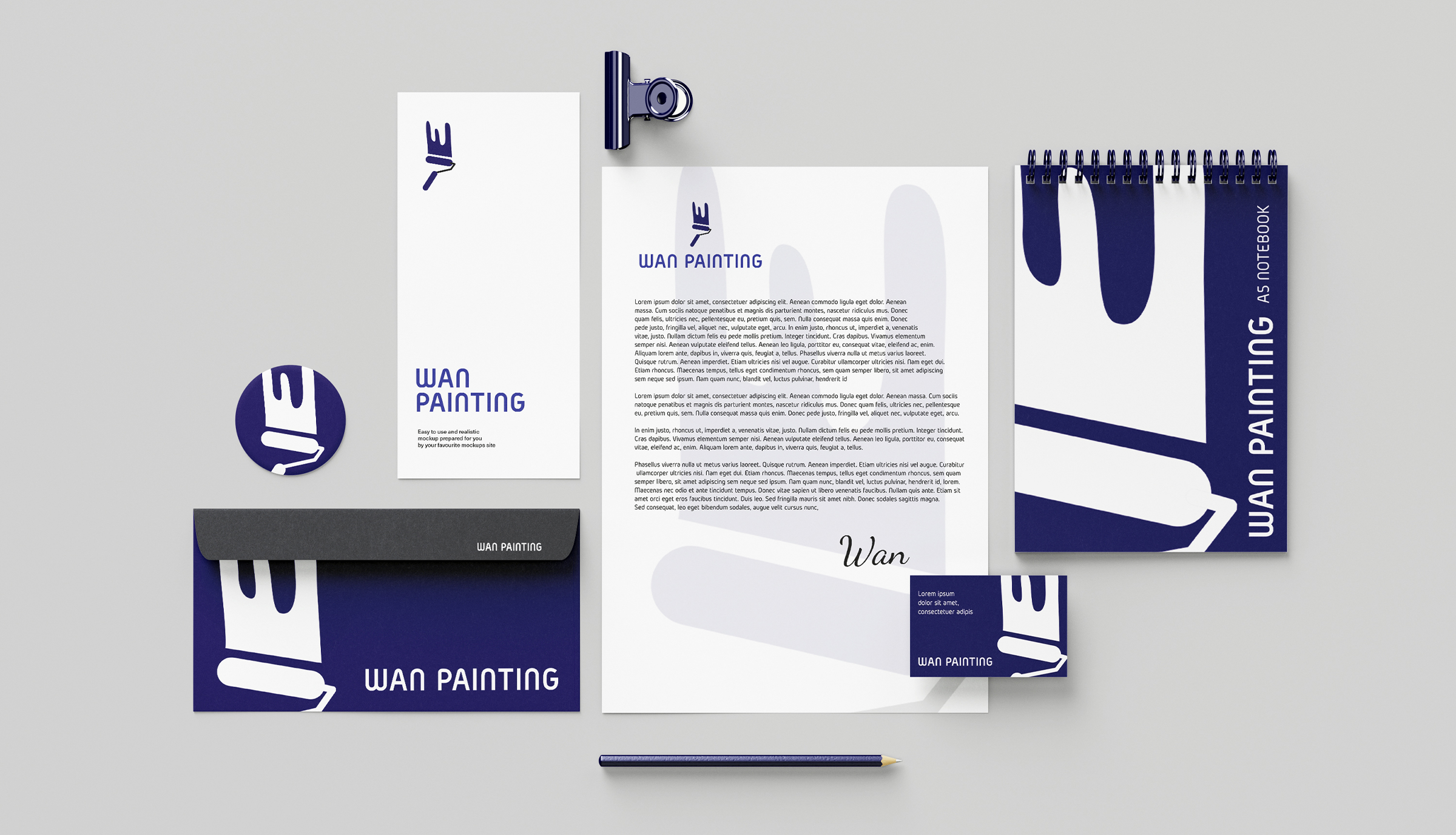 Wan Painting Branding Kit