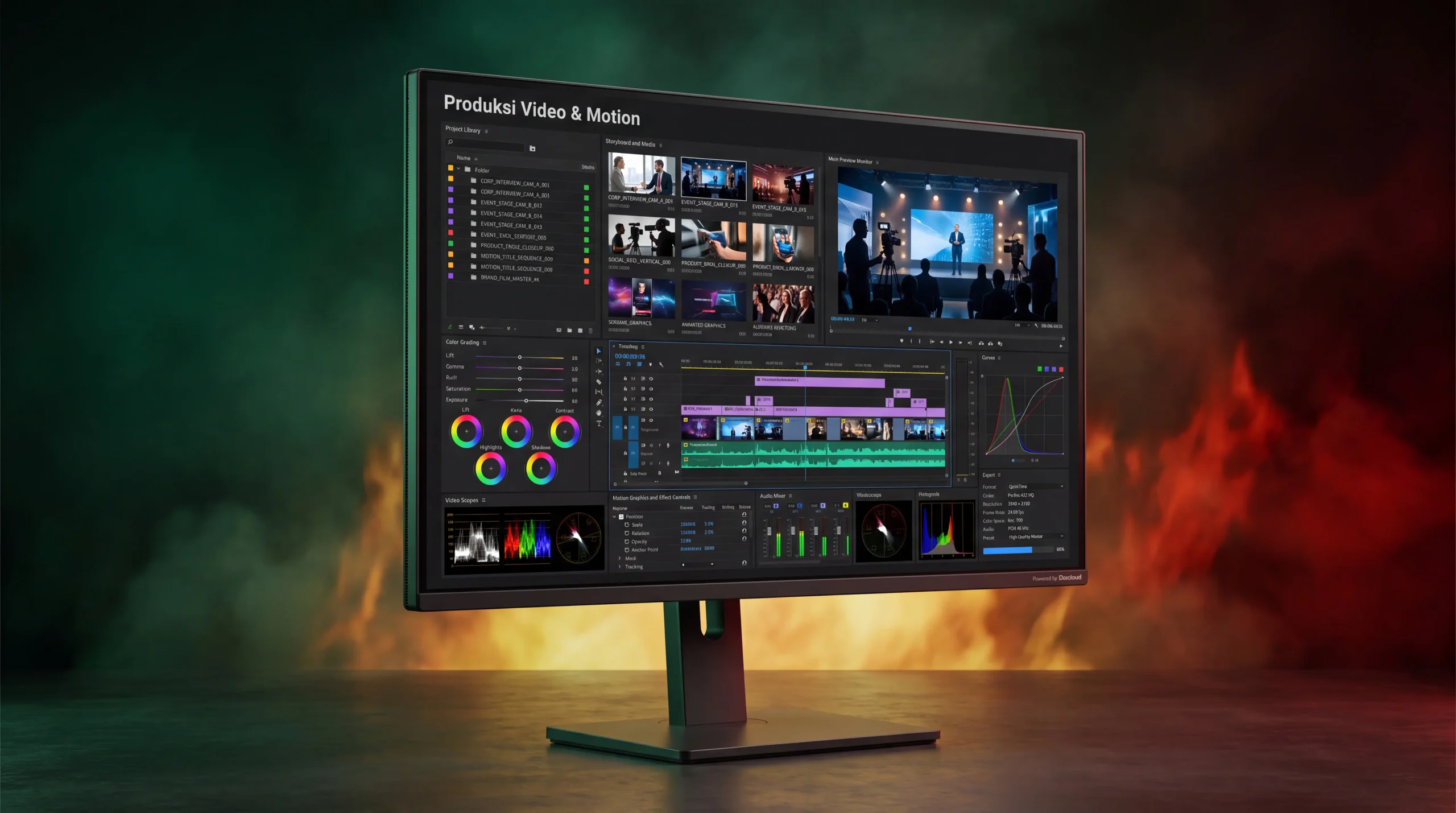 Video and Motion service visual